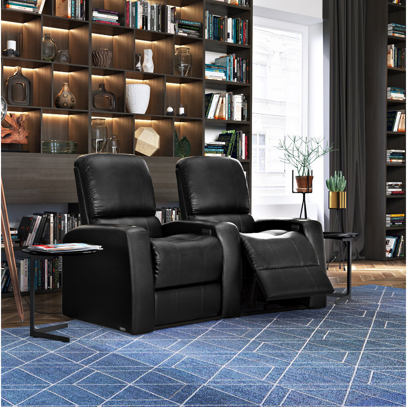 Causeuse de cinéma maison Blaze XL900 (rangée de 2), Manuel, Rouge luxueux