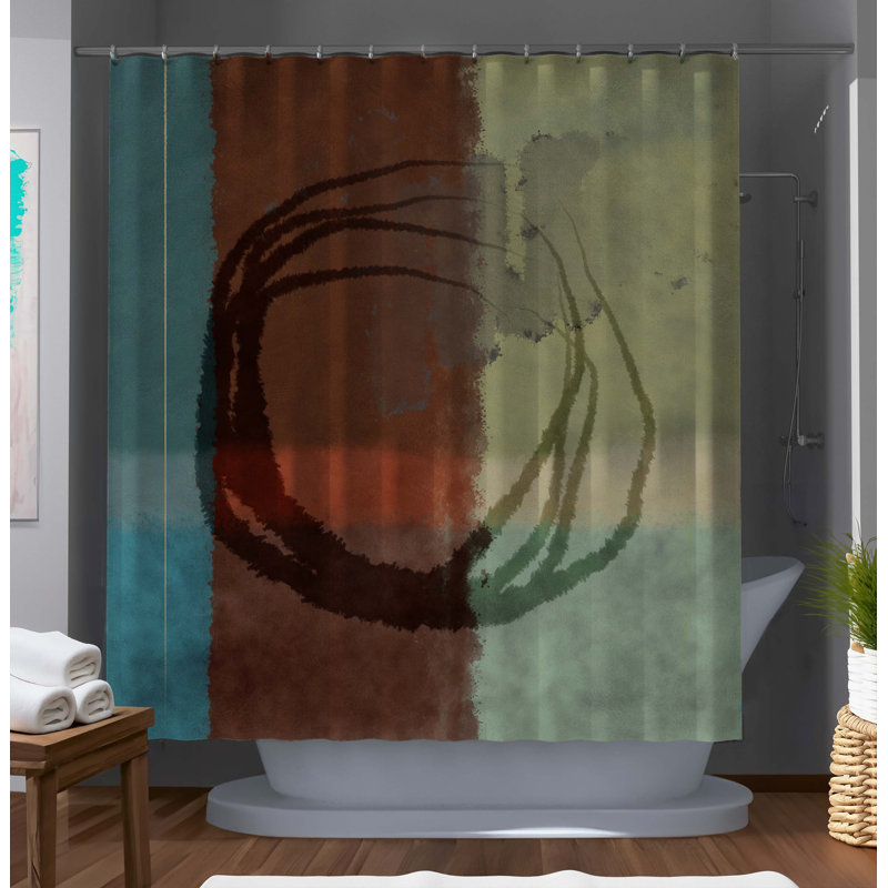 Rideau de douche abstrait Doralyn