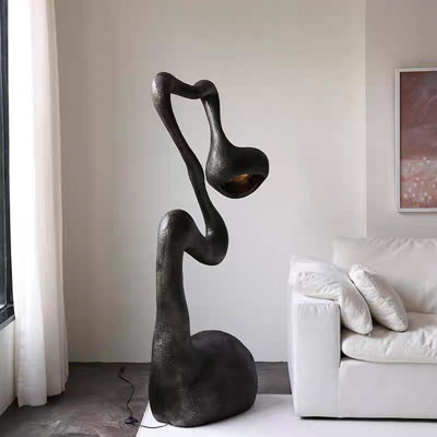 Wabi-sabi Style FRP Art Floor Lamp