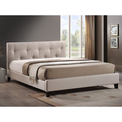 Brimin Tufted Upholstered Low Profile Platform Bed -  Latitude RunÂ®, 64CFC103AAFD414F937ED2D32B362418