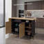 Îlot de cuisine avec tiroirs de rangement Korega TRB-1552359515