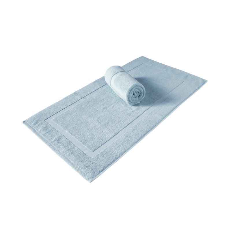 Tapis pour salle de bain Estefano Cambridge, Vert écume de mer