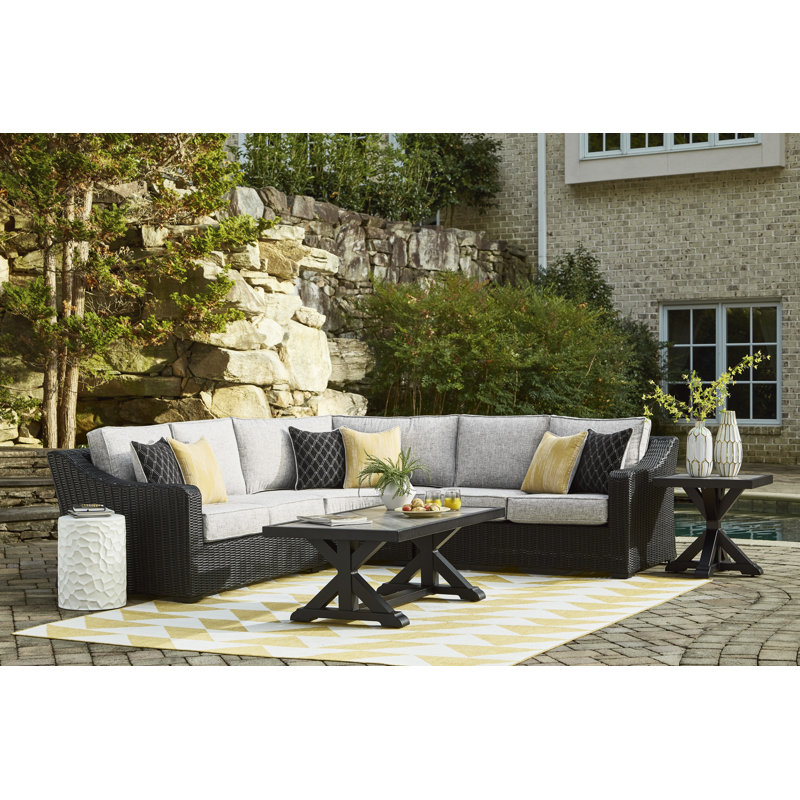 Canapé modulaire d'extérieur 3 pièces Beachcroft