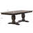  Clellie Solid Wood Rectangle Double Pedestal Dining Table in Grey With Gear Driven 18" Takeout Leaf (seats 4-6 people)-792376521