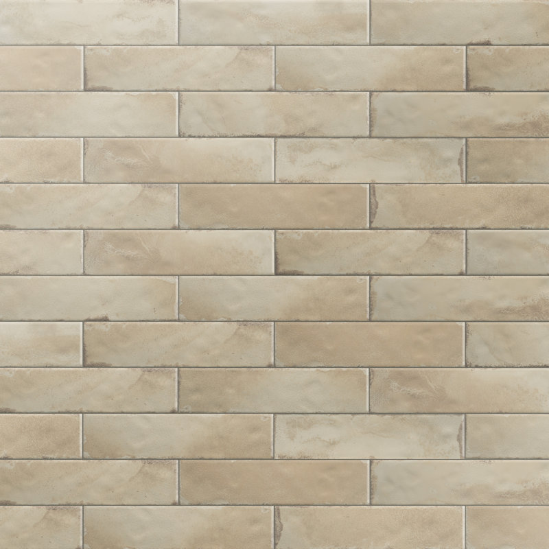 Luca 3" x 12" Ceramic Tile, White