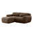 Tissu chocolat