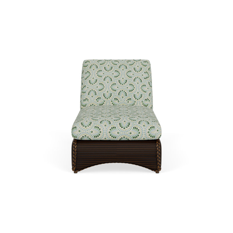 Loom Outdoor Chaise Lounge, Plume Spring, Hickory