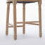 Ensemble de 2 tabourets de bar en bois massif avec tabourets de bar en bois massif