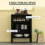Armoire à café, buffet avec rangement, armoire de style nordique, avec tablette réglable-1253535367