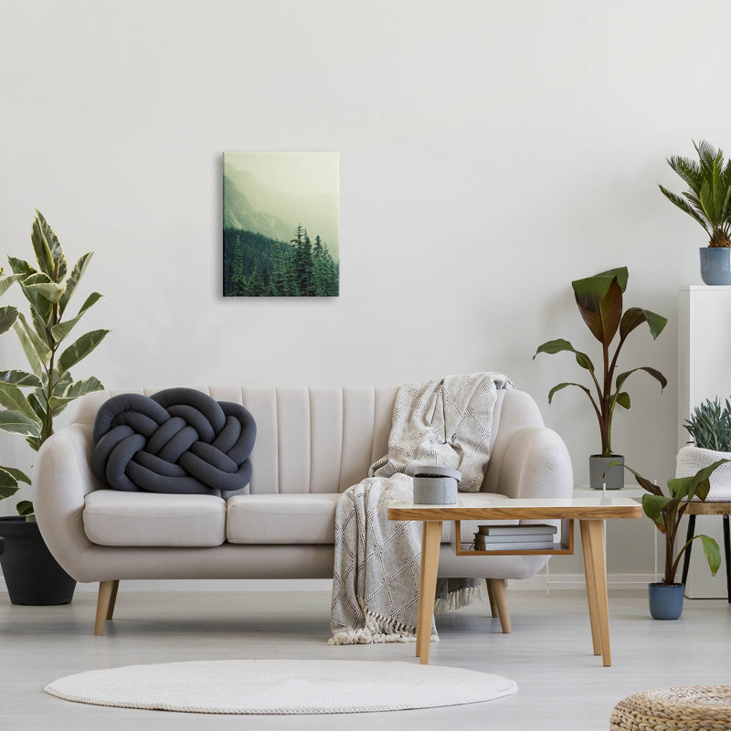 Art sur toile, "Over donnant à la nature" par Lynann Colligan, L 16 po x H 20 po