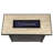 Parthenia Outdoor Propane Gas Steel Fire Pit Table
