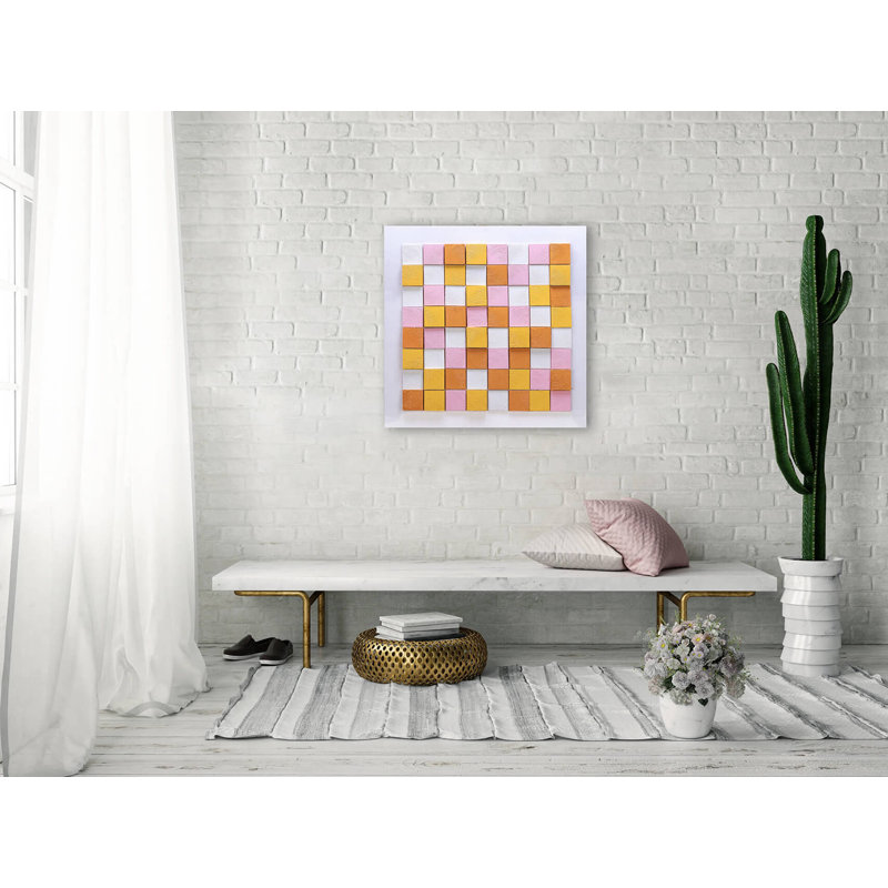 Cube Constellation Print on Wood