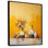 Minimalisme jaune blanc Poteries I sur toile