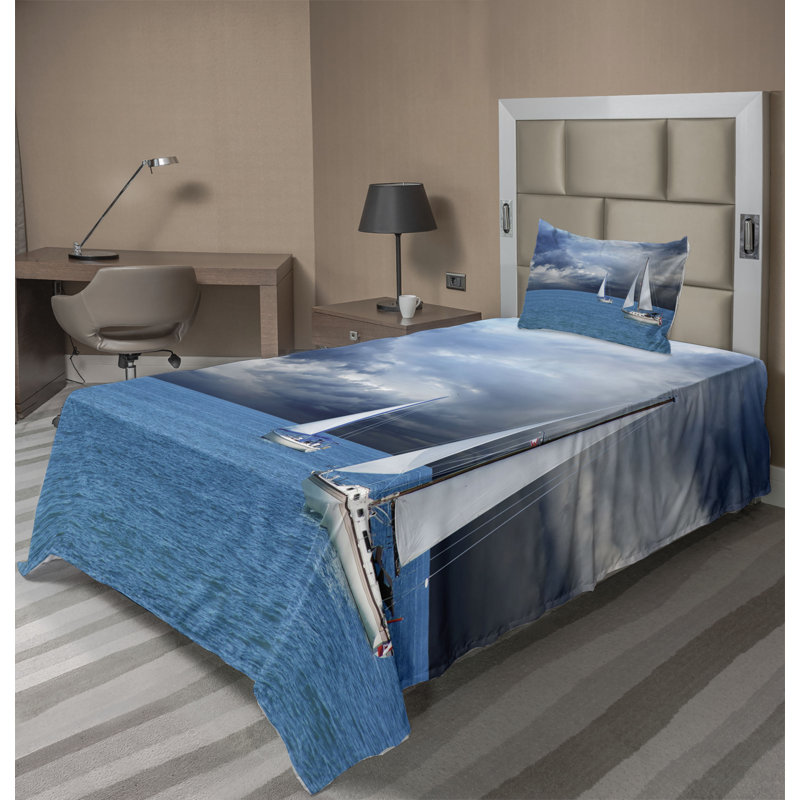 Microfiber Sheet Set, Twin Sheet Set with Fitted Sheet and 1 Pillowcase