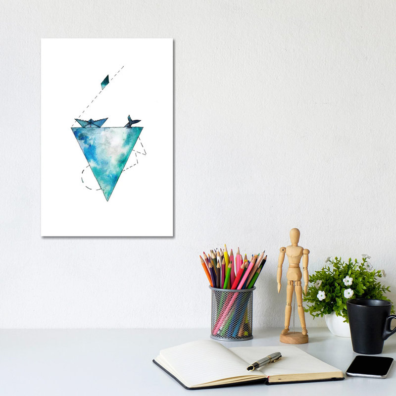Boat 1 Piece Wrapped Canvas Wall Art, 20.32 cm H x 30.48 cm W