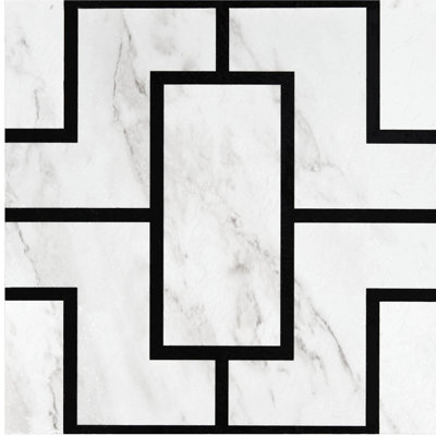 Retro Self Adhesive 12" x 12" x 1.5mm Luxury Vinyl Tile