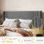 Lit plateforme tapissier en velours à profil bas avec oreilles-1054525085-1054525154