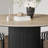 French retro round table chair combination