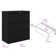 Hauge 35.5''W × 18"D Heavy-duty 3-drawer Lateral Filing Cabinet with Lock for A4/Letter/Legal Size