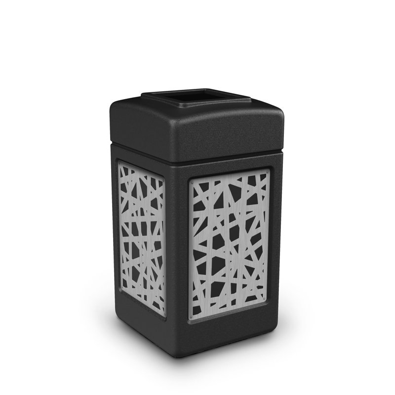 Poubelle 42 gallons precision series®, Noir