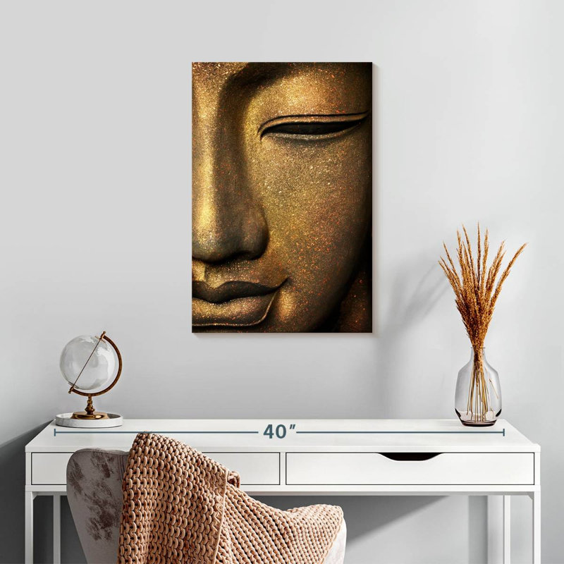 Adella Cropped Buddha Face, 24" H x 16" W