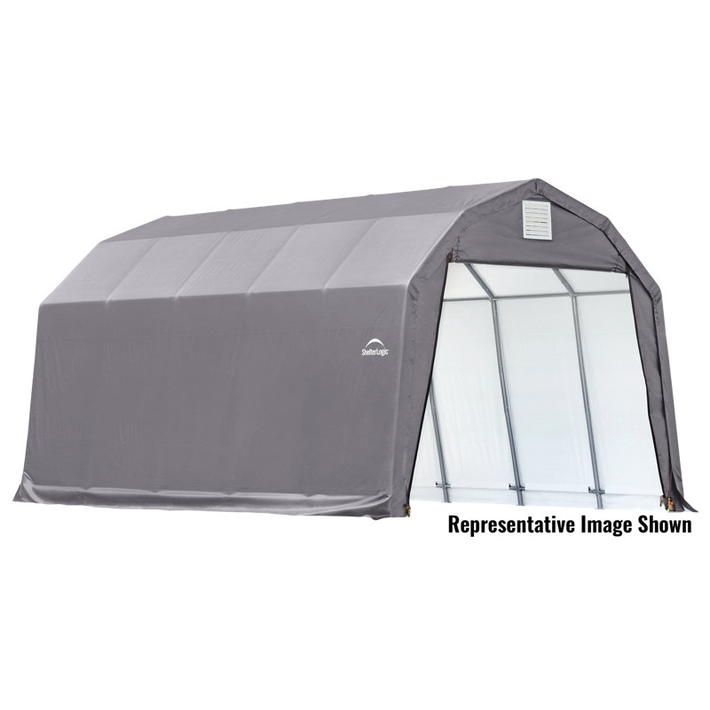 Garage de 12 x 20 pi ShelterCoat, H 132 po, Gris