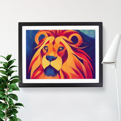 Brilliant Lion - Single Picture Frame Print