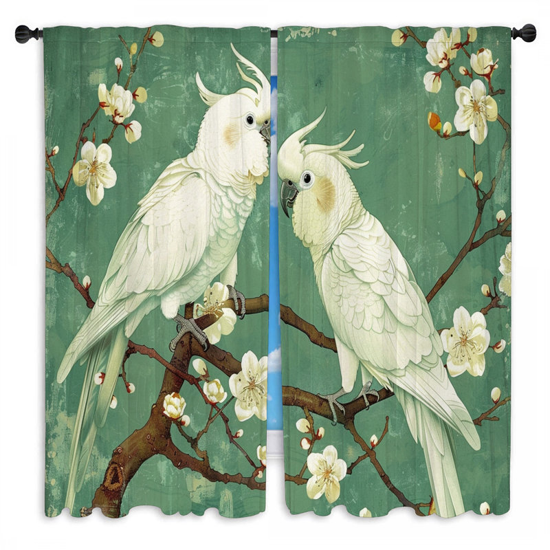 Paire de rideaux obscurcissant en polyester Nikson, L 40 po x L 52 po