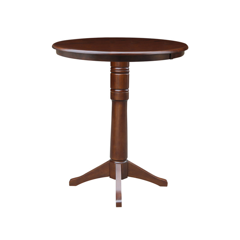 Table de salle à manger Craighead, H 41,9 po x L 36 po x l 36 po, Espresso