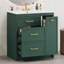 Ensemble de meuble-lavabo 30 po avec trois tiroirs pour les petites salles de bain-1109755130