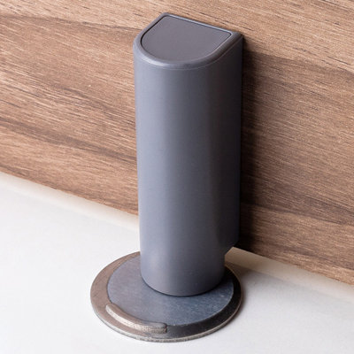 door closer Magnetic Door Stoppers  Stainless Steel No Drilling Wedge Stops Heavy Duty Catch  To Keep Doors Open
