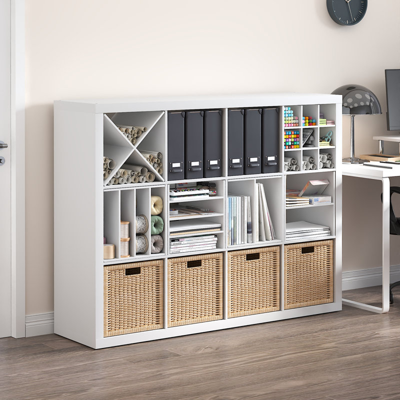Cube de rangement Furinno CUBICLE, 15,1 po x l 12,9 po x H 12,9 po, Blanc