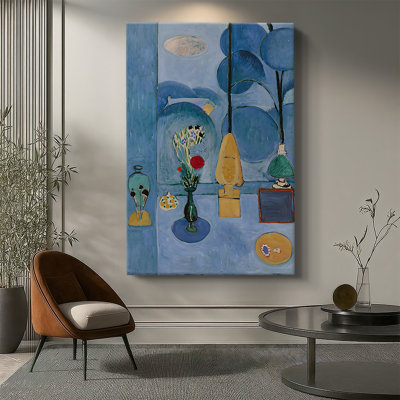 The Blue Window -Gallery Wrapped Canvas by Henri Matisse