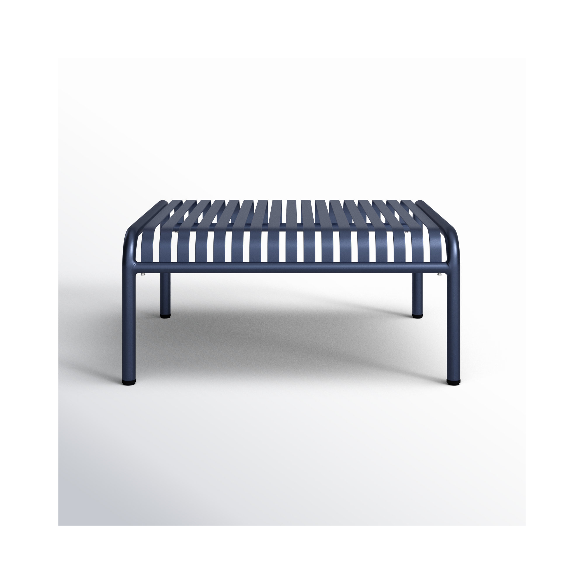 Winchester Outdoor Patio Coffee Table, Dark Blue