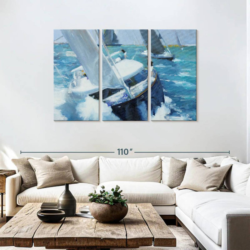 Mehar White Water, 48" H x 74" W