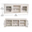 Hatteras Classic TV Stand for up to 80" TVs with Glass Fronted Doors-69372386