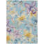 Machine Washable Indoor/Outdoor London ACN2262 Floral Rug-1829806409