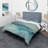 Vintage Beige Minimalism Floral Blossums Coastal Duvet Cover-94672768