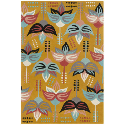 Mariella Wool Floral Indoor Rug