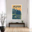 Jasper Moose Lake Sunset Abstract Contemporary Bird Animal Landscape Wall Art Print-1104208813