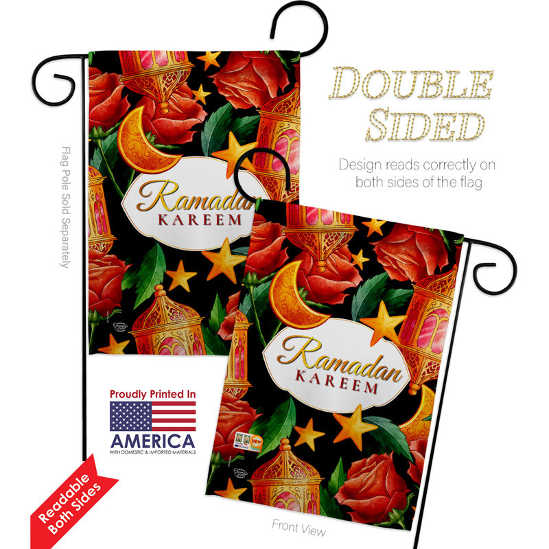 Double Sided Polyester, 18.5" H x 13" W
