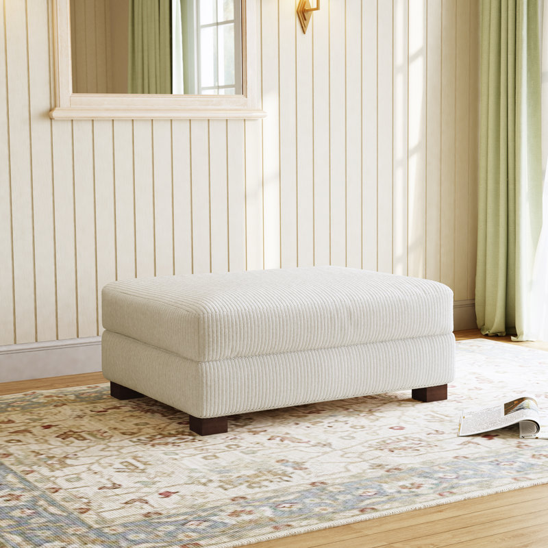 Repose-pieds Maelina, Beige