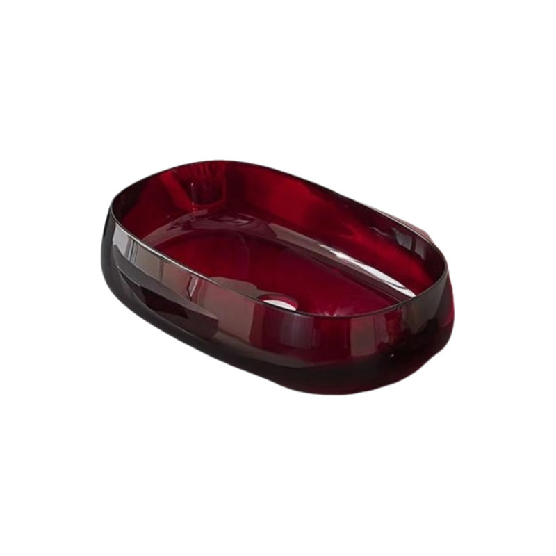 Lavabo pour salle de bain Boat, Rouge