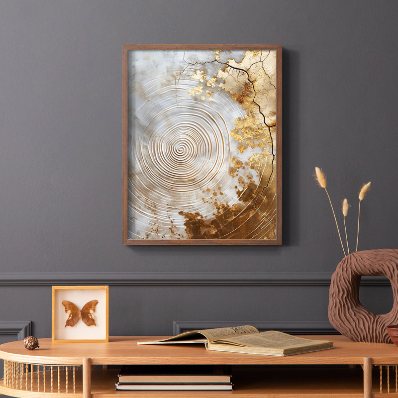 ABSTRACT Series CLxx III - reproduction encadrée de qualité supérieure - prête à être accrochée - aucun clou requis AAI400516