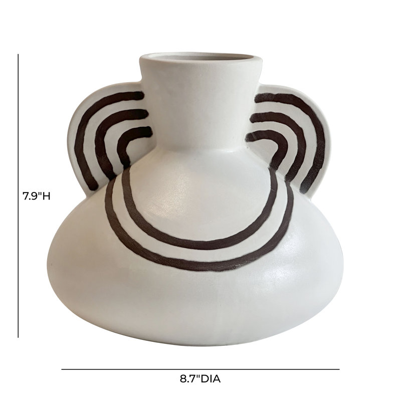 Vase à carreaux en céramique
