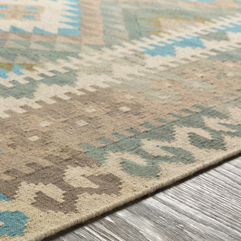 Nalston Wool Southwestern Indoor Rug, Rectangle 2' x 3'