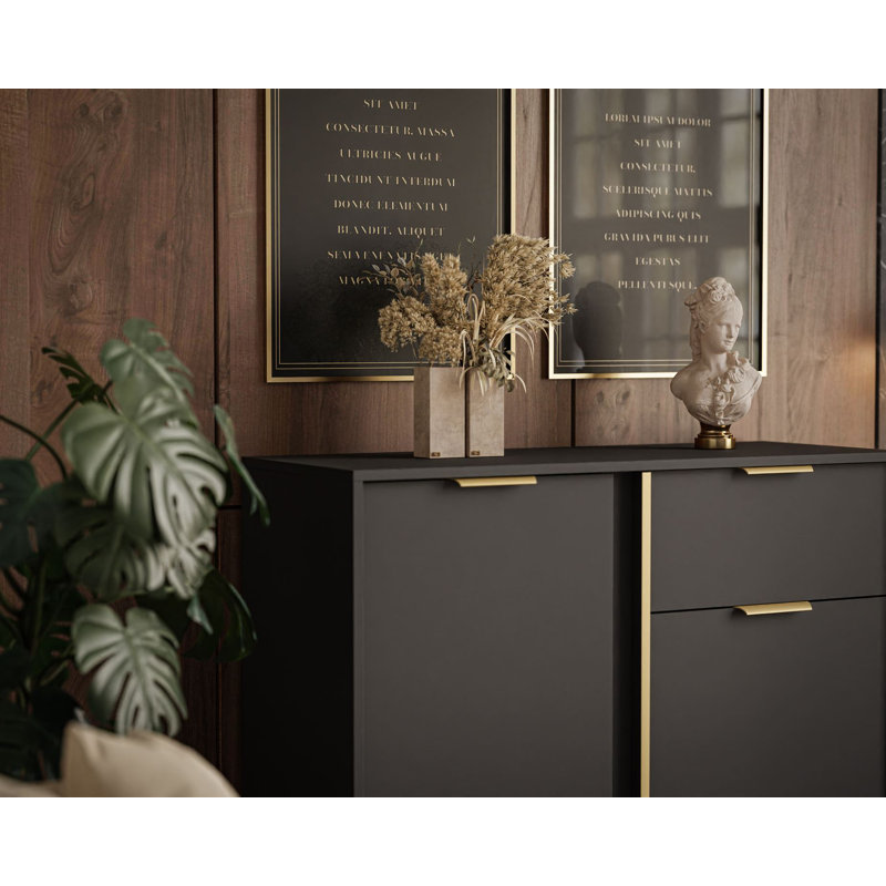 Letty 1 Drawer 103.3cm W Combo Dresser