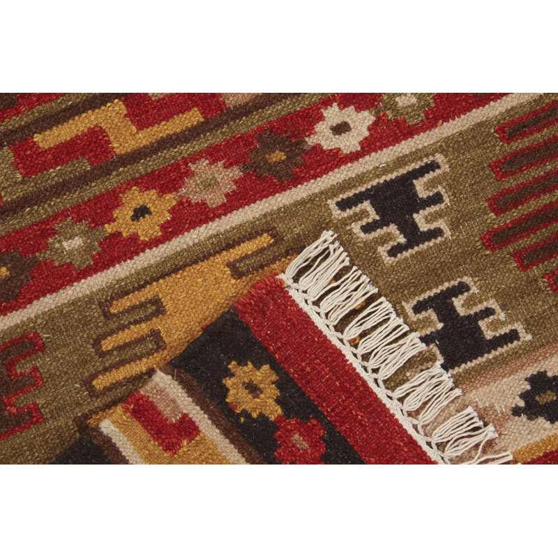 Sivas Southwestern Hand Woven Area Rug Set, Rectangle 60 x 90cm