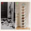 Étagère à chaussures à 8 niveaux, rangement pour chaussures, conception inclinée, peu encombrante, peu encombrante, pour vestibule, couloir, vestibule, escalier-134530609
