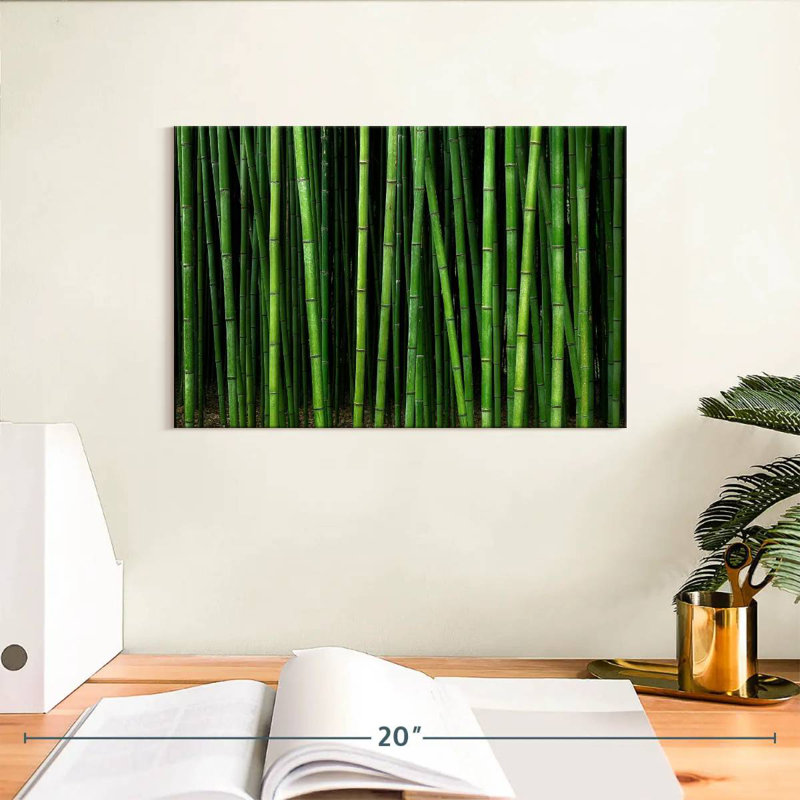 Alvord Green Bamboo Forest, 8" H x 12" W